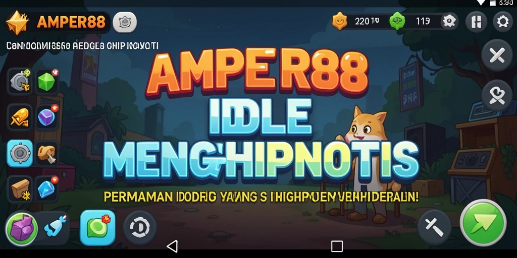 Tampilan gameplay AMPER88 dengan elemen Idle yang menarik.