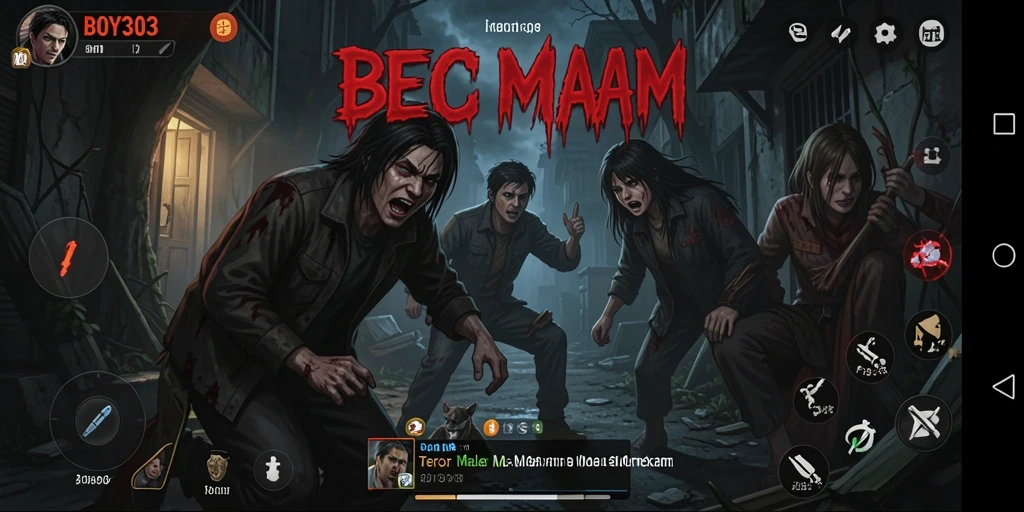 Gameplay menegangkan dan atmosfer Horror mencekam di BOY303.