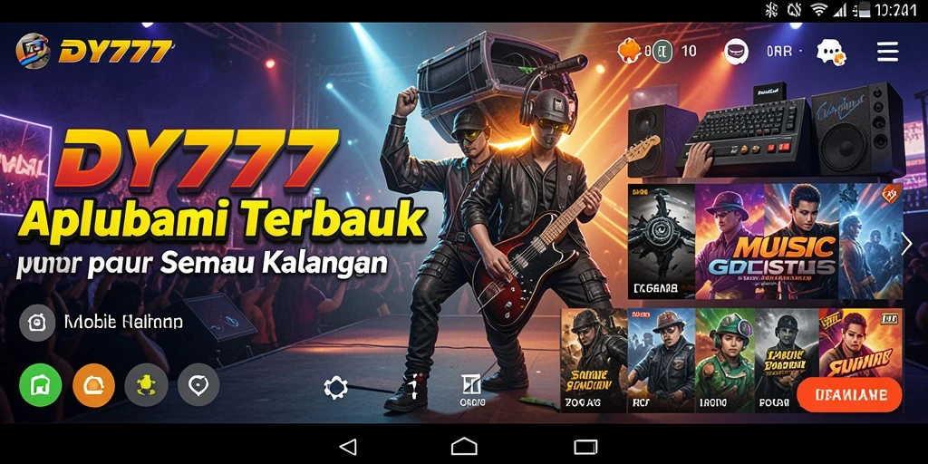 Tampilan gameplay DY777 yang atraktif dan interaktif.