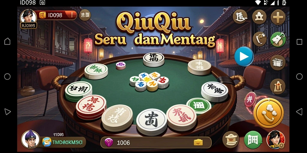 Tampilan gameplay QiuQiu yang menarik dan seru.
