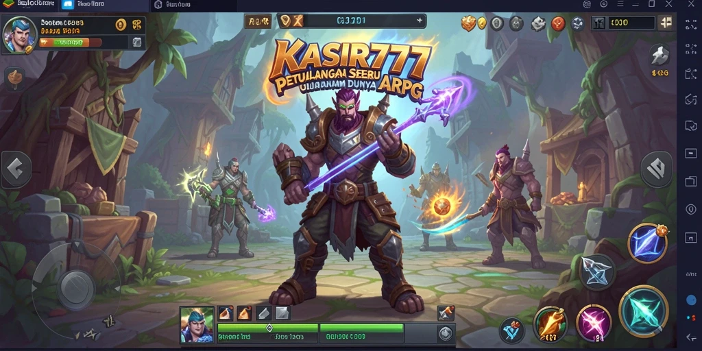 Tampilan gameplay KASIR777 yang mendebarkan dalam aksi ARPG.