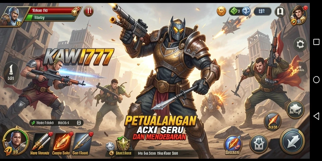 Tampilan gameplay seru dari KAWI777
