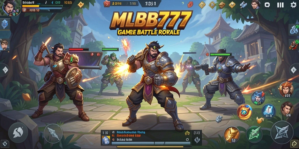 Gameplay MLBB777 yang seru dan penuh aksi Battle Royale.