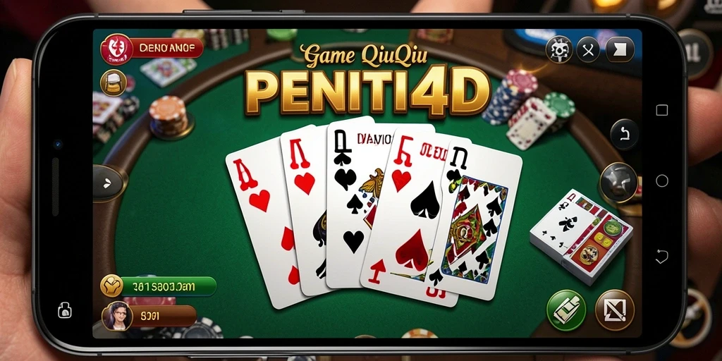 Tampilan utama gameplay QiuQiu di PENITI4D yang penuh strategi.