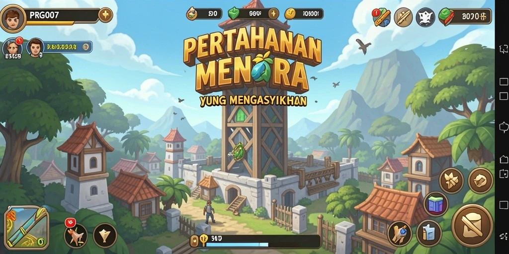 Tampilan menara dan pertarungan seru di PRG007.