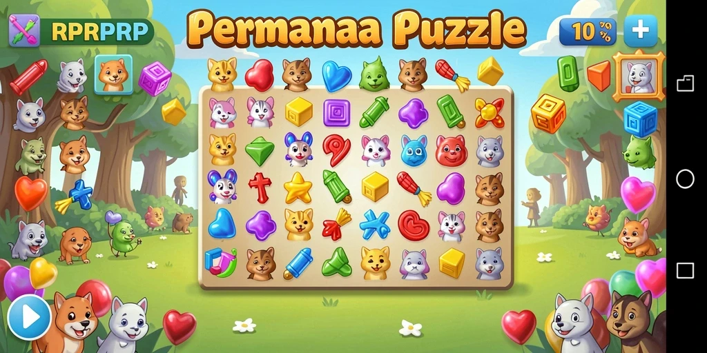 Gameplay seru dan menantang di RPRPRP.