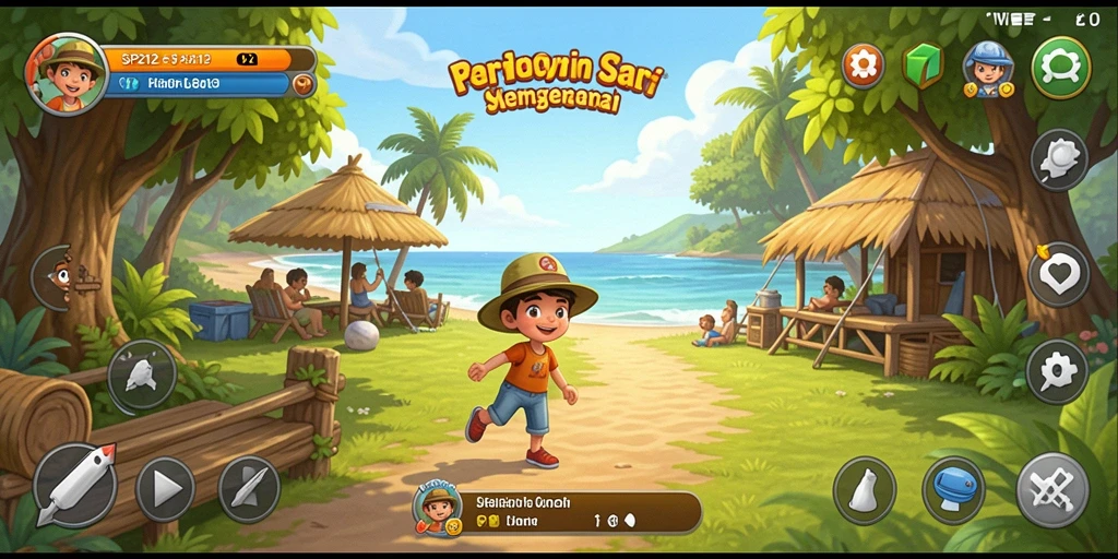 Screenshot SP212 menampilkan gameplay yang vibrant dan penuh tantangan.